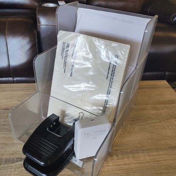 DISCONTINUED - Rubbermaid Shelf Saver Desktop Organizer - 3 Shelves - Picture 7 of 7